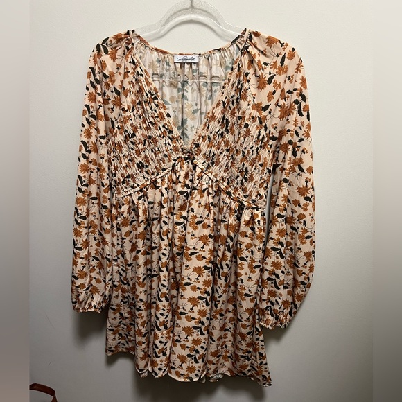 Fall Floral Dress - Picture 4 of 4